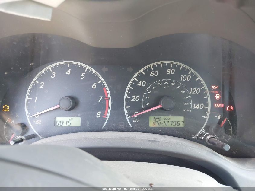 2009 Toyota Corolla Le VIN: JTDBL40EX99075588 Lot: 43205761