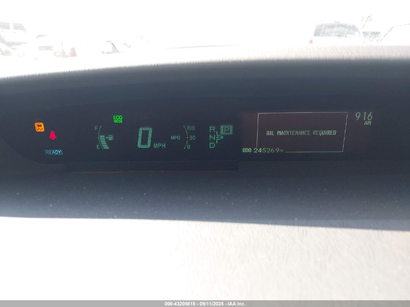 2011 Toyota Prius Two VIN: JTDKN3DU0B0263990 Lot: 43205818