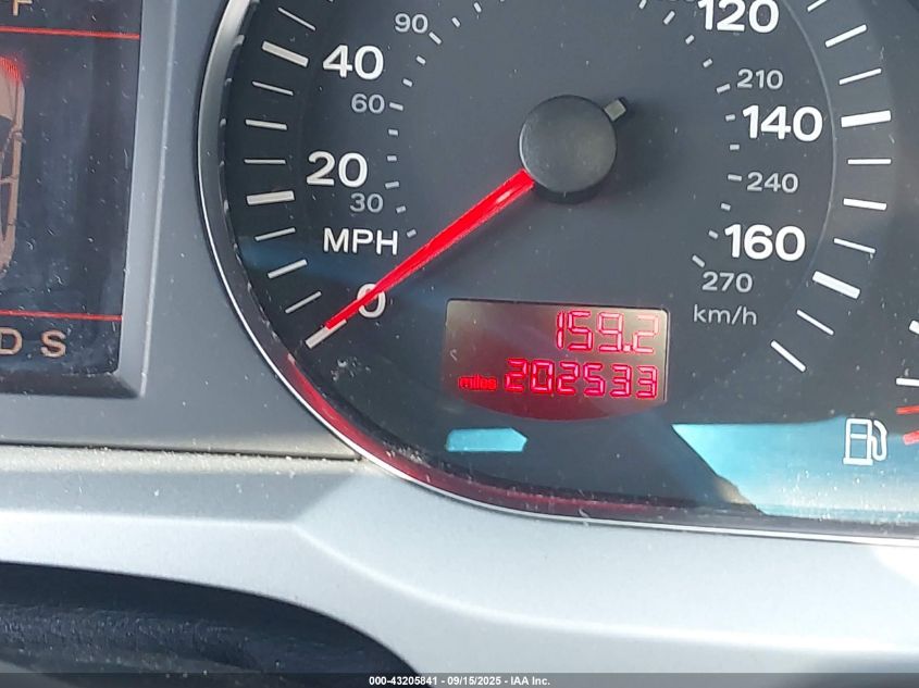 2008 Audi A6 3.2 VIN: WAUDH74F58N160145 Lot: 43205841