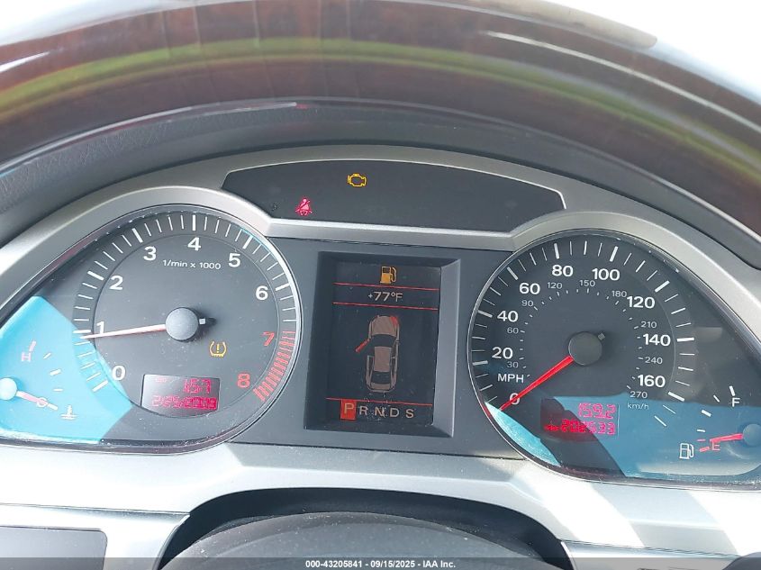 2008 Audi A6 3.2 VIN: WAUDH74F58N160145 Lot: 43205841