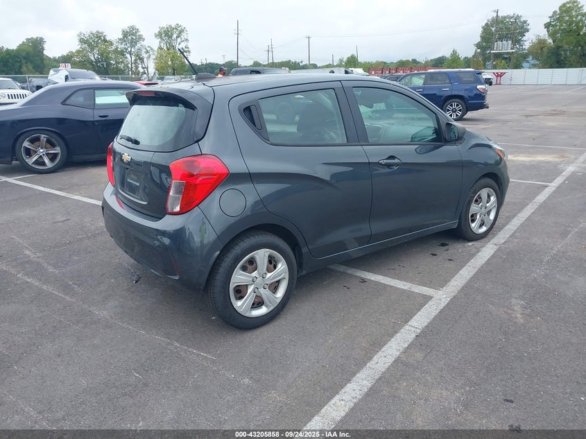 Vin: kl8cb6sa4kc702610, lot: 43700317, chevrolet spark ls cvt 20194
