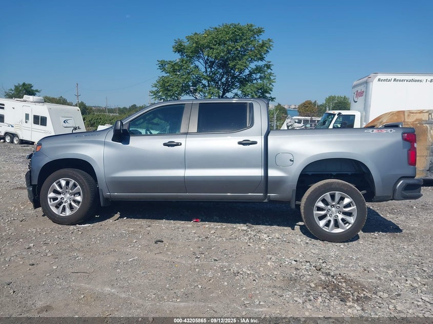 2022 CHEVROLET SILVERADO 1500 LTD 4WD  SHORT BED CUSTOM - 3GCPYBEK4NG157322