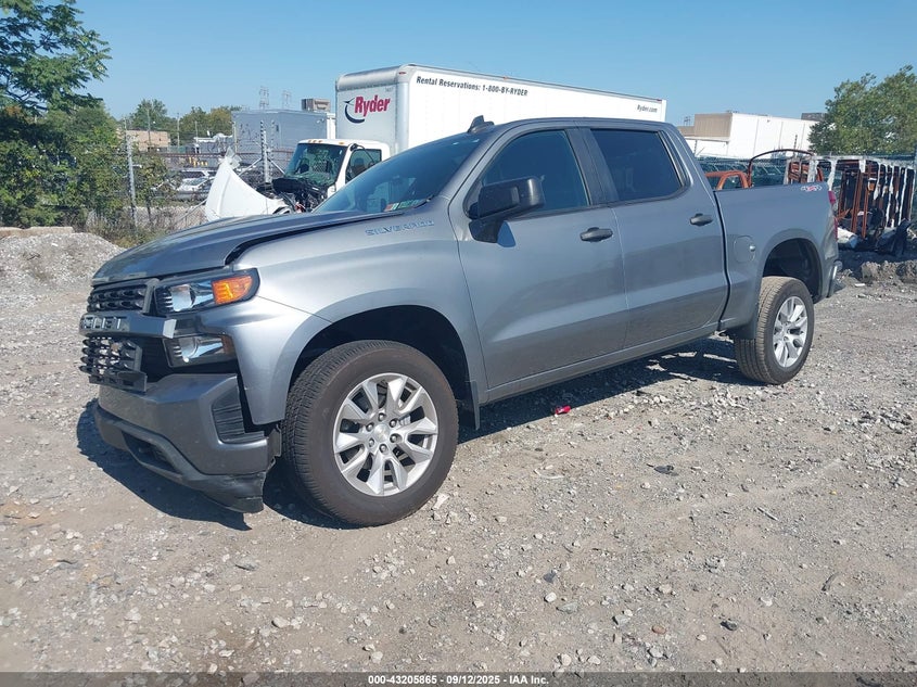 2022 CHEVROLET SILVERADO 1500 LTD 4WD  SHORT BED CUSTOM - 3GCPYBEK4NG157322
