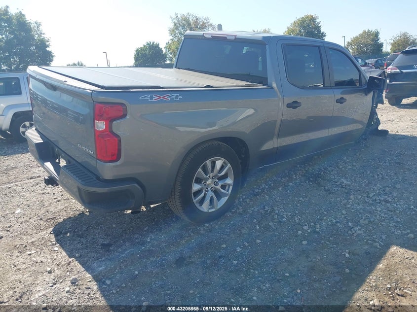 2022 CHEVROLET SILVERADO 1500 LTD 4WD  SHORT BED CUSTOM - 3GCPYBEK4NG157322