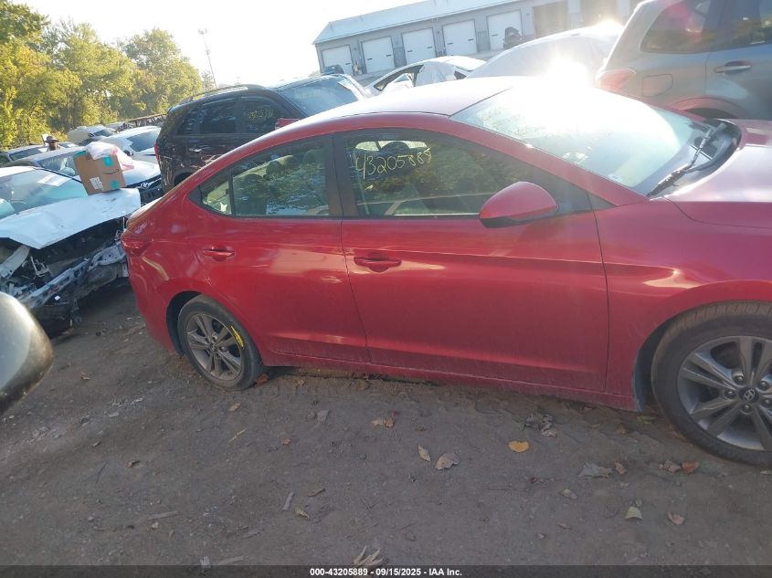 2018 Hyundai Elantra Sel VIN: 5NPD84LF7JH254956 Lot: 43205889