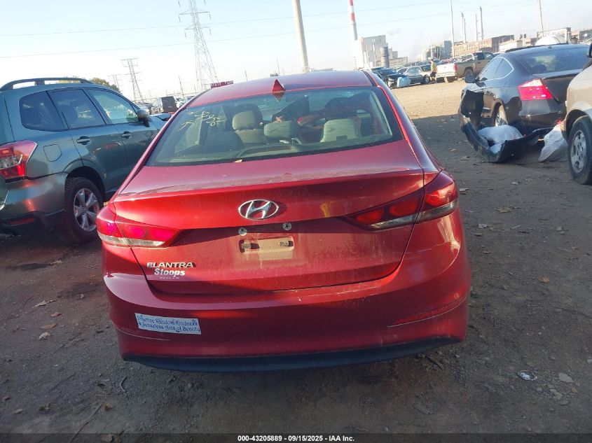 2018 Hyundai Elantra Sel VIN: 5NPD84LF7JH254956 Lot: 43205889