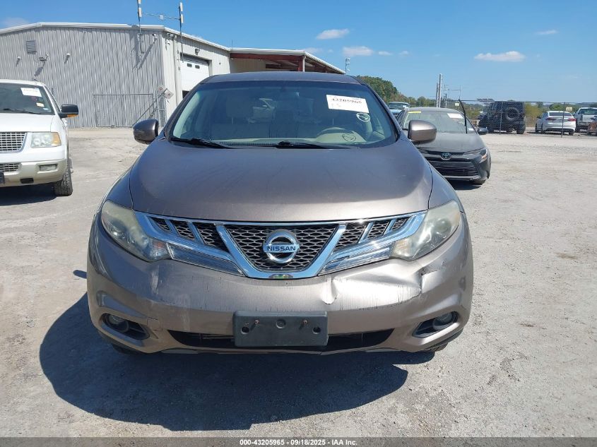 2012 Nissan Murano S VIN: JN8AZ1MW1CW210711 Lot: 43205965