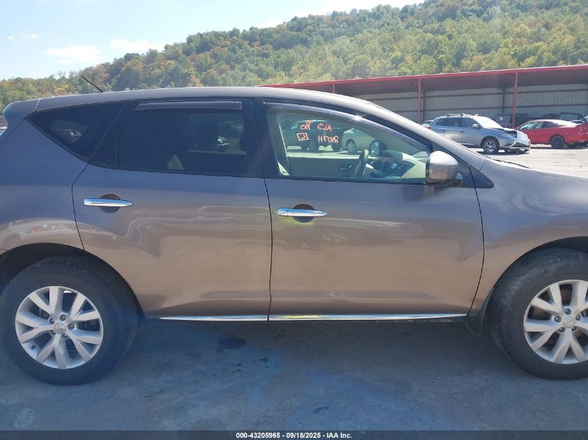 2012 Nissan Murano S VIN: JN8AZ1MW1CW210711 Lot: 43205965