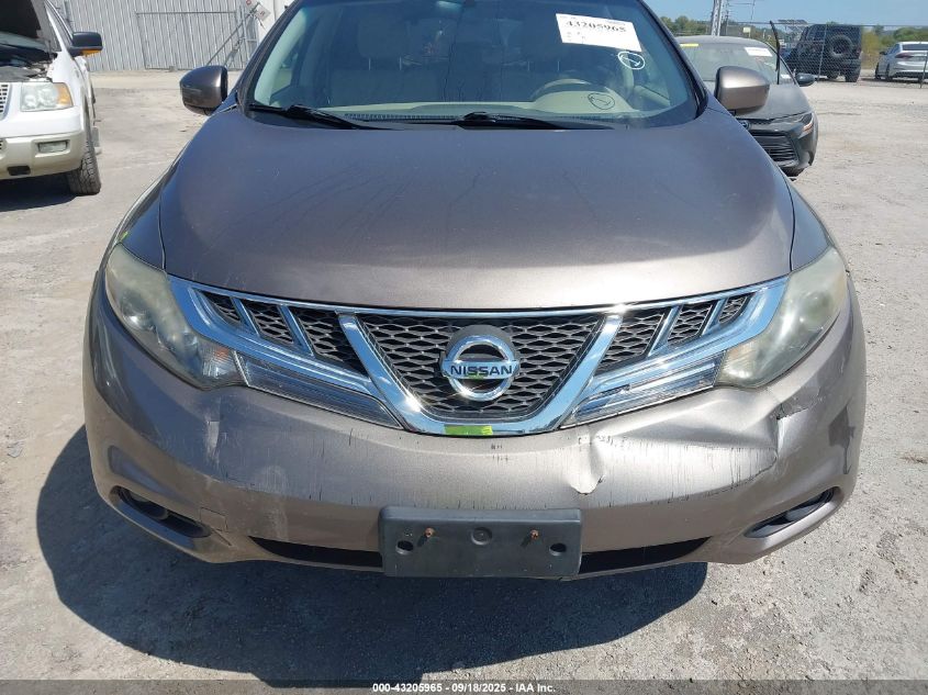 2012 Nissan Murano S VIN: JN8AZ1MW1CW210711 Lot: 43205965