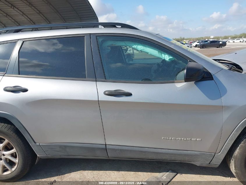 2016 Jeep Cherokee Sport VIN: 1C4PJLAB5GW258051 Lot: 43205999