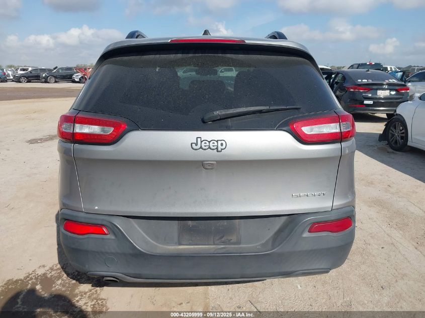 2016 Jeep Cherokee Sport VIN: 1C4PJLAB5GW258051 Lot: 43205999