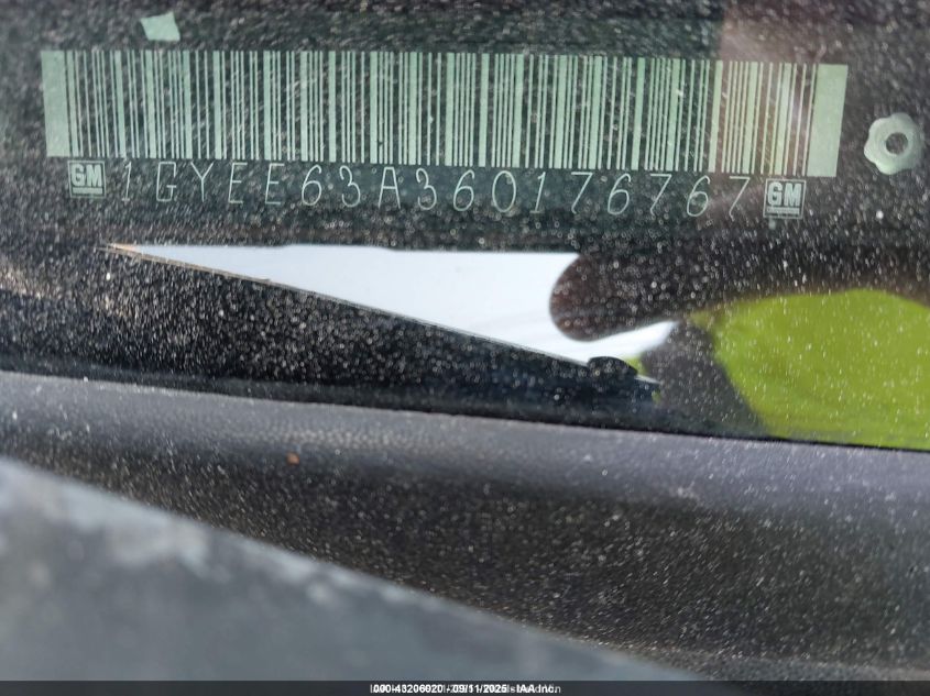 2006 Cadillac Srx V8 VIN: 1GYEE63A360176767 Lot: 43206020