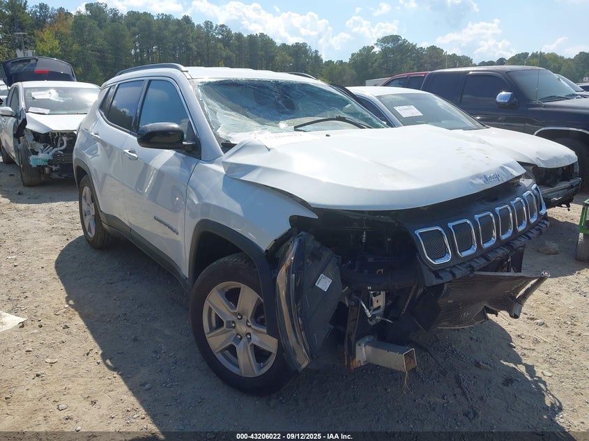 2022 JEEP COMPASS LATITUDE FWD - 3C4NJCBB7NT229675