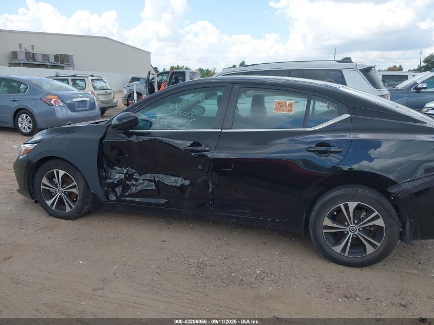 2022 Nissan Sentra Sv Xtronic Cvt VIN: 3N1AB8CV9NY298049 Lot: 43206056