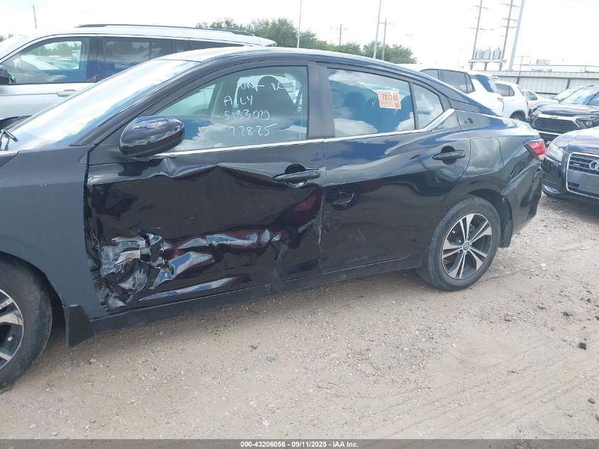 2022 Nissan Sentra Sv Xtronic Cvt VIN: 3N1AB8CV9NY298049 Lot: 43206056