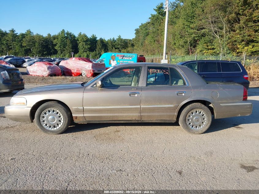 2003 Mercury Grand Marquis Gs VIN: 2MEFM74W63X696082 Lot: 43206052