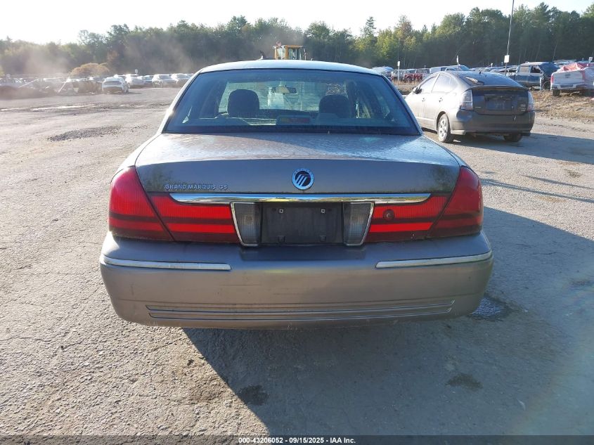 2003 Mercury Grand Marquis Gs VIN: 2MEFM74W63X696082 Lot: 43206052