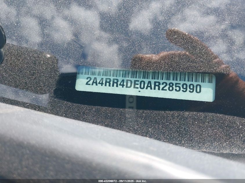 2010 Chrysler Town & Country Lx VIN: 2A4RR4DE0AR285990 Lot: 43206072