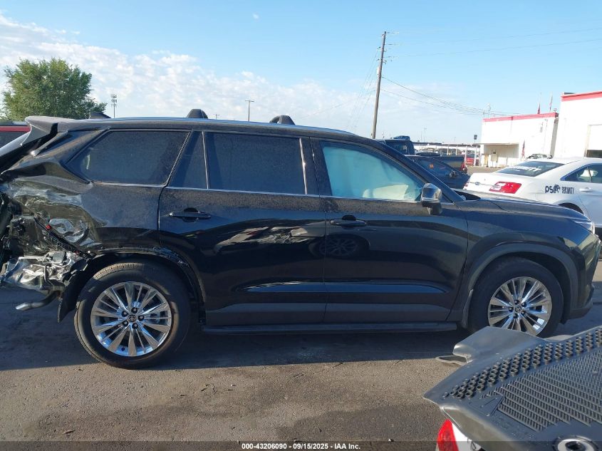 2025 Toyota Grand Highlander Platinum VIN: 5TDAAAB55SS090830 Lot: 43206090