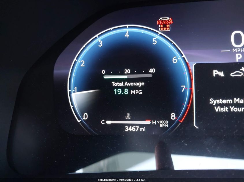 2025 Toyota Grand Highlander Platinum VIN: 5TDAAAB55SS090830 Lot: 43206090