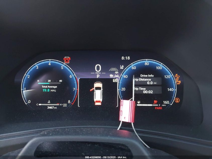 2025 Toyota Grand Highlander Platinum VIN: 5TDAAAB55SS090830 Lot: 43206090