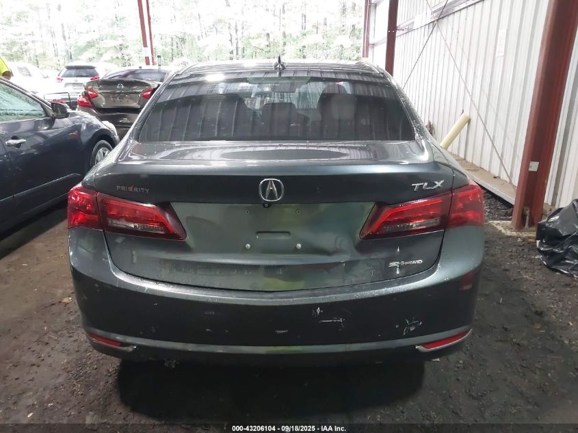 2016 Acura Tlx V6 Tech VIN: 19UUB3F57GA001099 Lot: 43206104