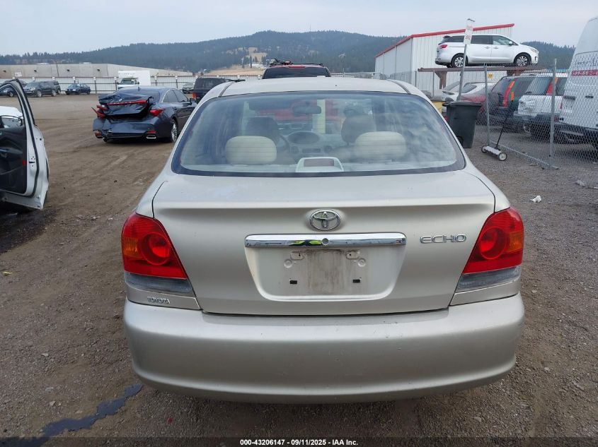 2003 Toyota Echo VIN: JTDBT123630299365 Lot: 43206147