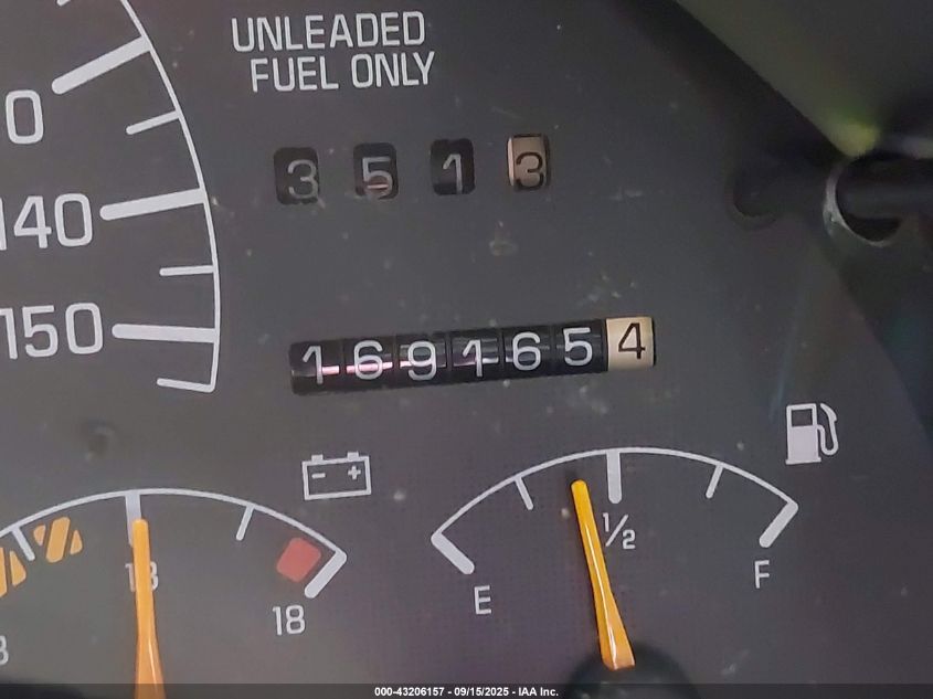 1994 Pontiac Firebird Formula/Trans Am/Gt VIN: 2G2FV22P5R2201619 Lot: 43206157