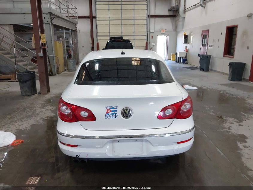 2012 Volkswagen Cc Lux VIN: WVWHN7AN7CE510831 Lot: 43206219