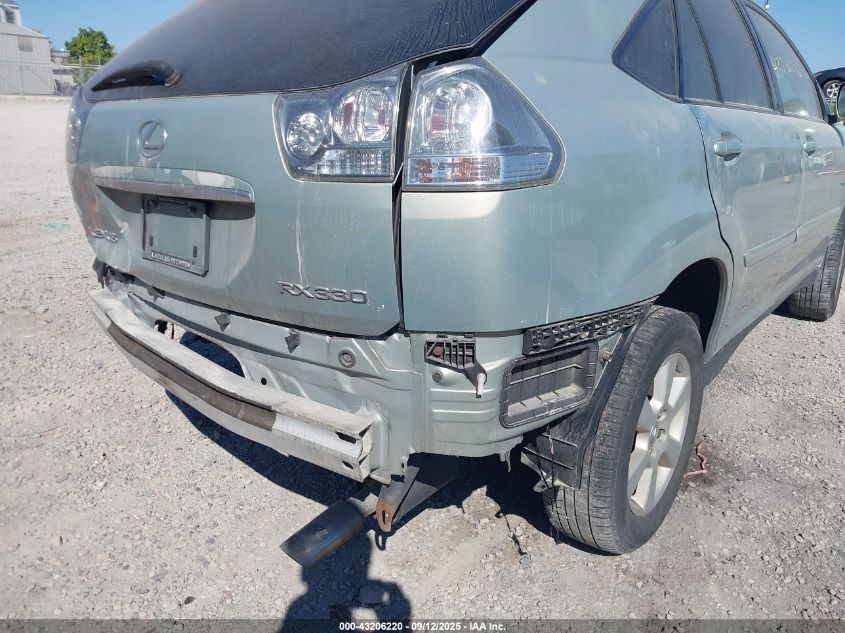 2005 Lexus Rx 330 VIN: 2T2HA31U75C067089 Lot: 43206220