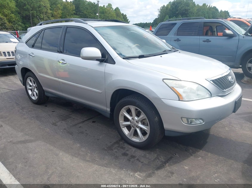 2009 Lexus Rx 350 silver other gasoline 2T2GK31U79C064384 photo #1