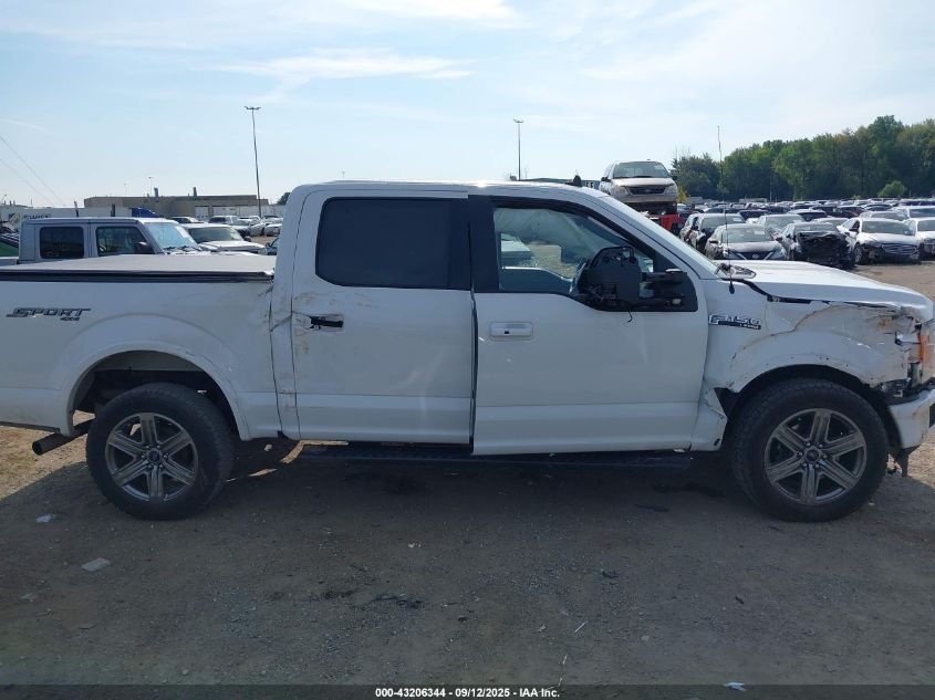 2019 Ford F-150 Lariat VIN: 1FTEW1E40KFA31934 Lot: 43206344