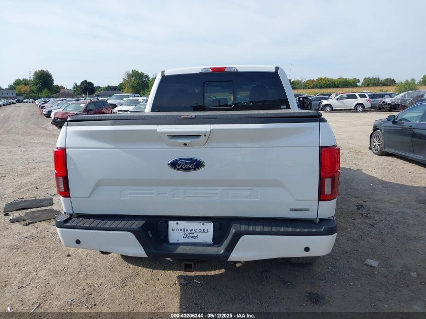 2019 Ford F-150 Lariat VIN: 1FTEW1E40KFA31934 Lot: 43206344