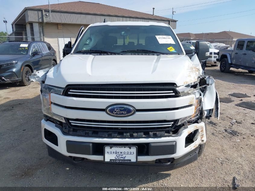 2019 Ford F-150 Lariat VIN: 1FTEW1E40KFA31934 Lot: 43206344