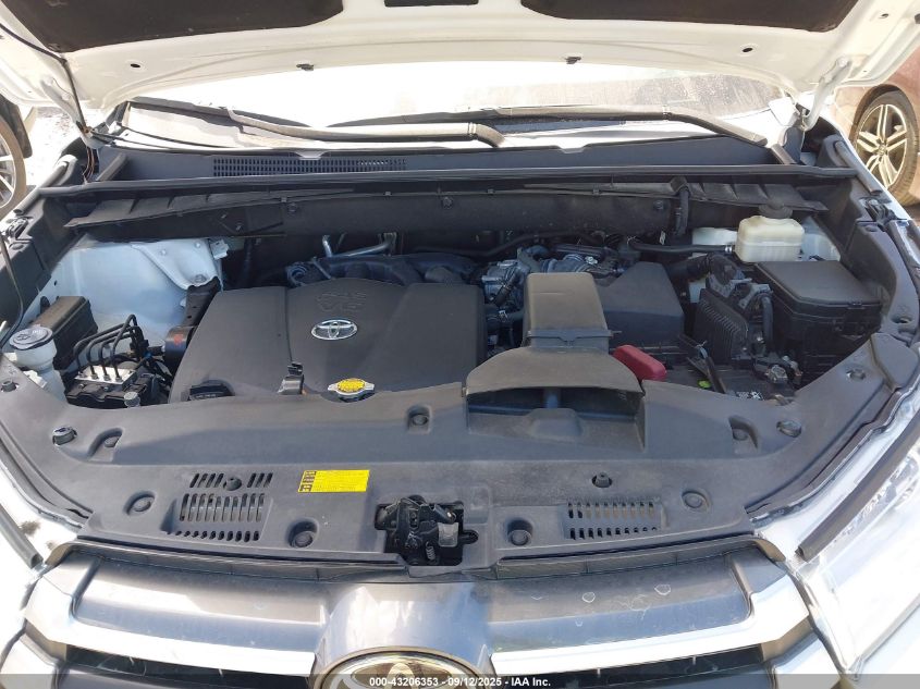 2017 Toyota Highlander Xle VIN: 5TDKZRFH9HS520822 Lot: 43206353