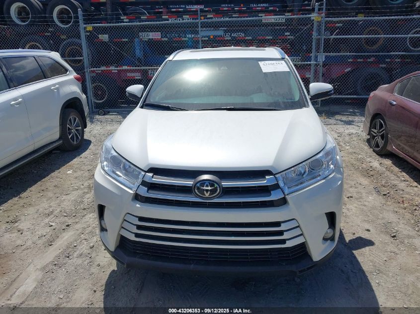 2017 Toyota Highlander Xle VIN: 5TDKZRFH9HS520822 Lot: 43206353