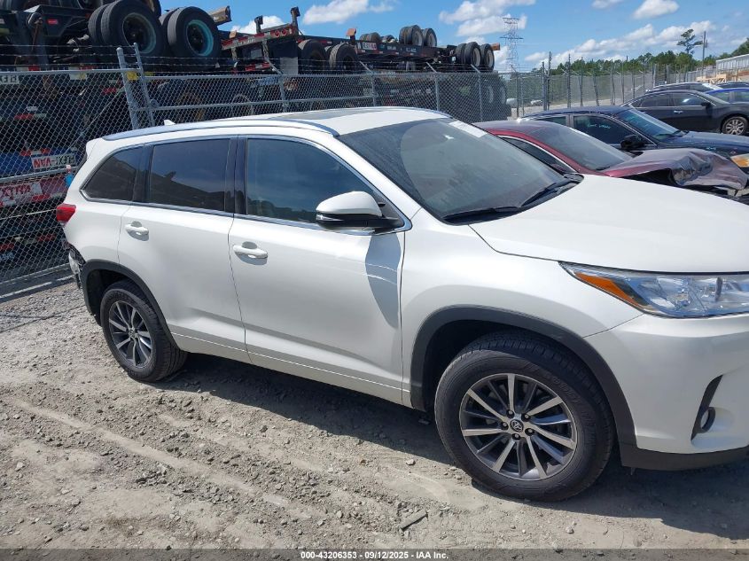 2017 Toyota Highlander Xle VIN: 5TDKZRFH9HS520822 Lot: 43206353