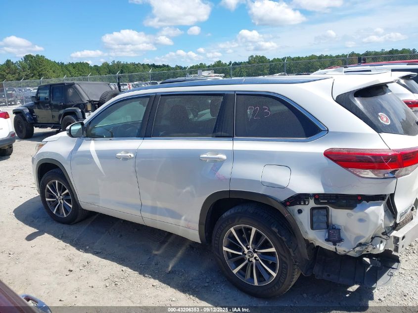 2017 Toyota Highlander Xle VIN: 5TDKZRFH9HS520822 Lot: 43206353