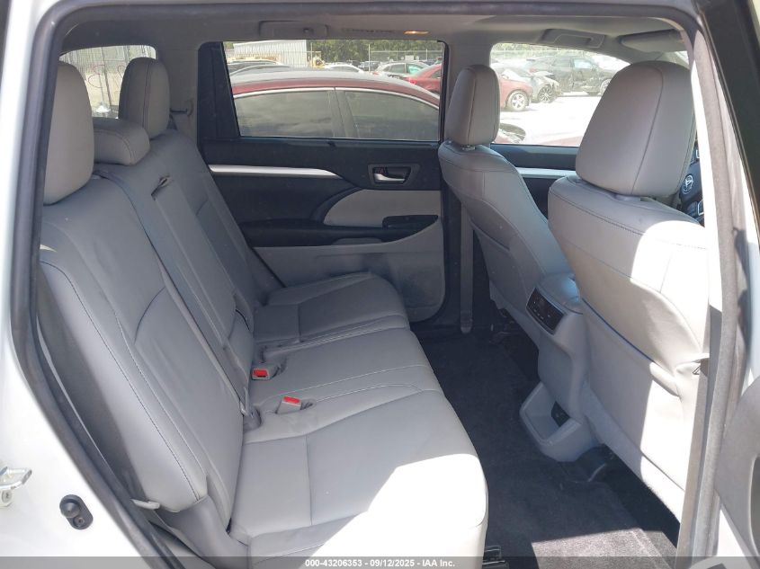 2017 Toyota Highlander Xle VIN: 5TDKZRFH9HS520822 Lot: 43206353