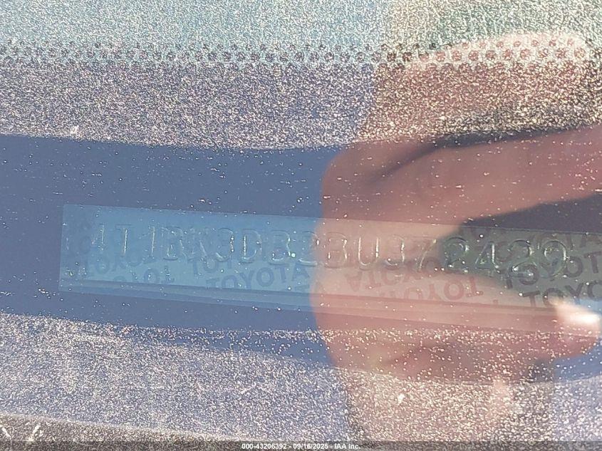 2011 Toyota Avalon Limited VIN: 4T1BK3DB2BU372429 Lot: 43206392