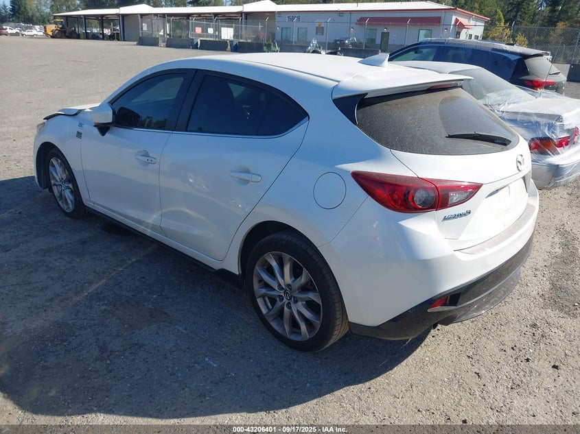 Vin: jm1bm1m38g1311588, lot: 43700857, mazda mazda3 s touring 20163
