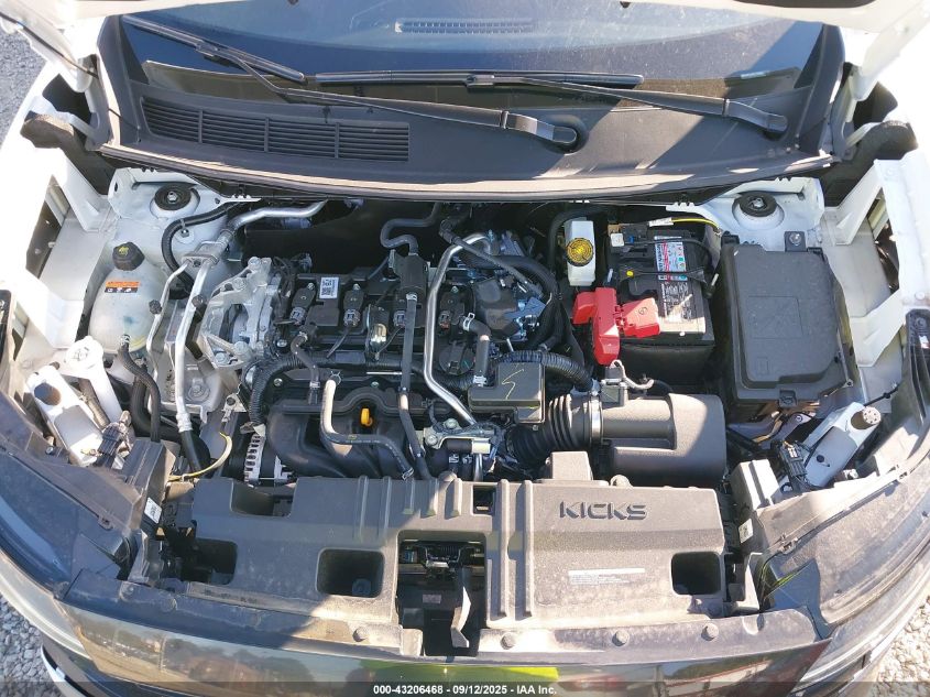 2025 Nissan Kicks Sv Intelligent Awd VIN: 3N8AP6CB4SL333859 Lot: 43206468