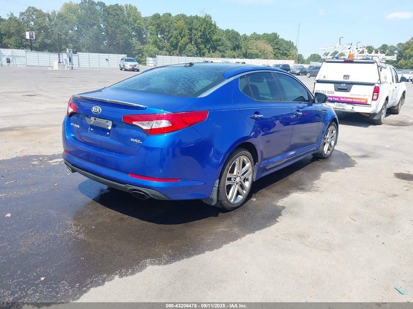 Vin: 5xxgr4a62dg136567, lot: 43700933, kia optima sx 20134