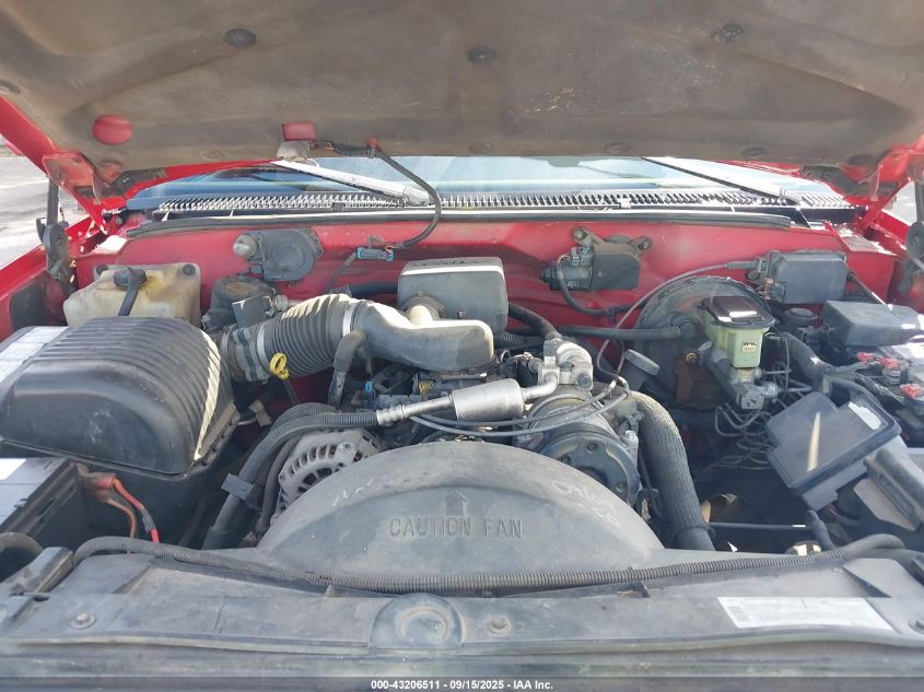 1996 Chevrolet Gmt-400 K2500 VIN: 1GCGK29R2TE174052 Lot: 43206511