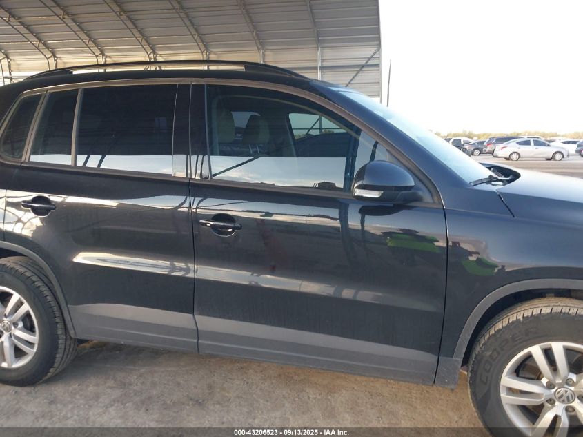2017 Volkswagen Tiguan 2.0T S VIN: WVGAV7AX4HW512231 Lot: 43206523