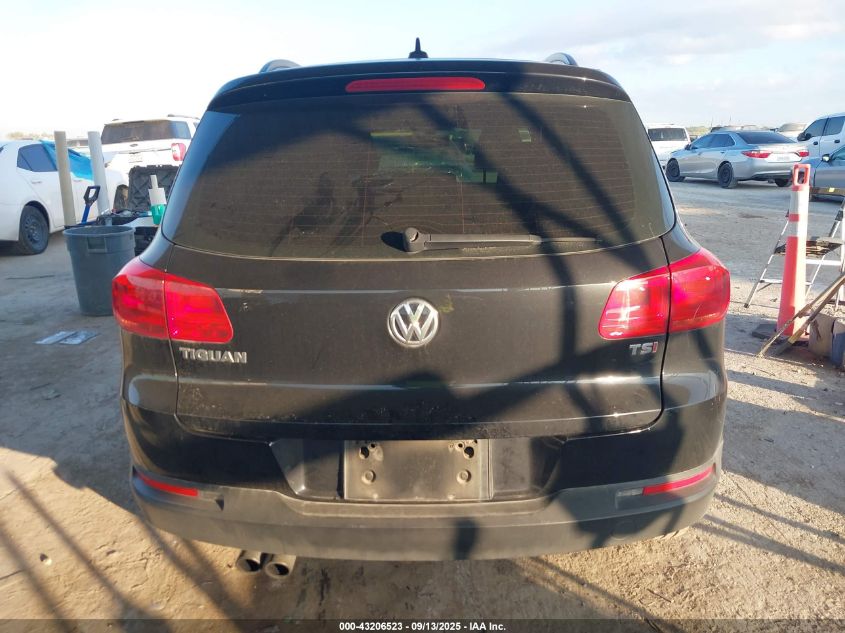 2017 Volkswagen Tiguan 2.0T S VIN: WVGAV7AX4HW512231 Lot: 43206523