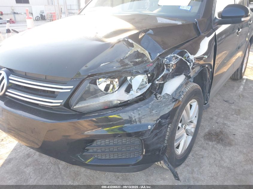 2017 Volkswagen Tiguan 2.0T S VIN: WVGAV7AX4HW512231 Lot: 43206523