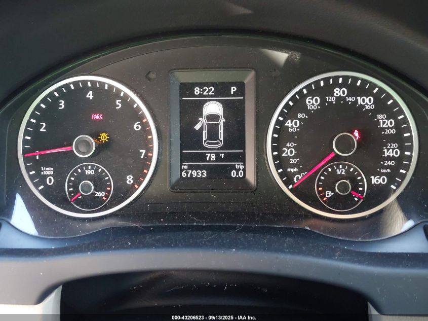 2017 Volkswagen Tiguan 2.0T S VIN: WVGAV7AX4HW512231 Lot: 43206523