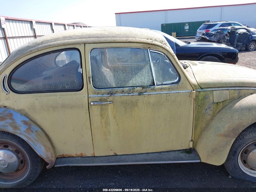 1972 Volkswagen Beetle VIN: 1122032967 Lot: 43206606
