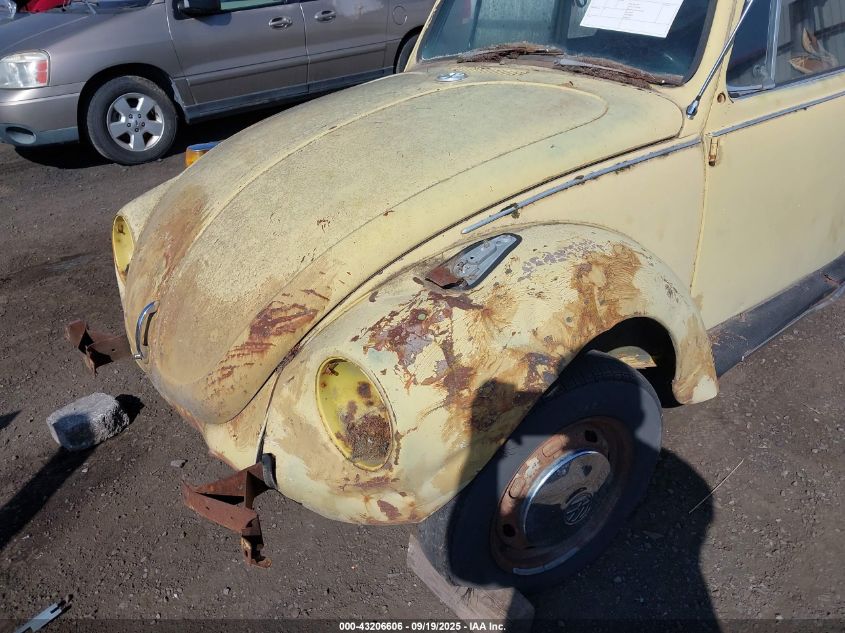1972 Volkswagen Beetle VIN: 1122032967 Lot: 43206606